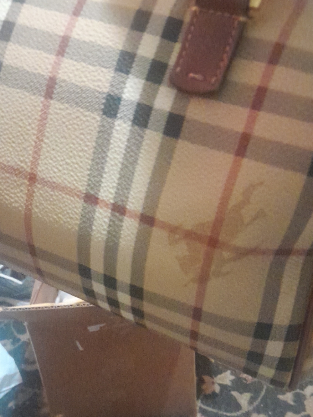 Authentic Burberry Plaid Boston Handbag - Picture 2 of 10